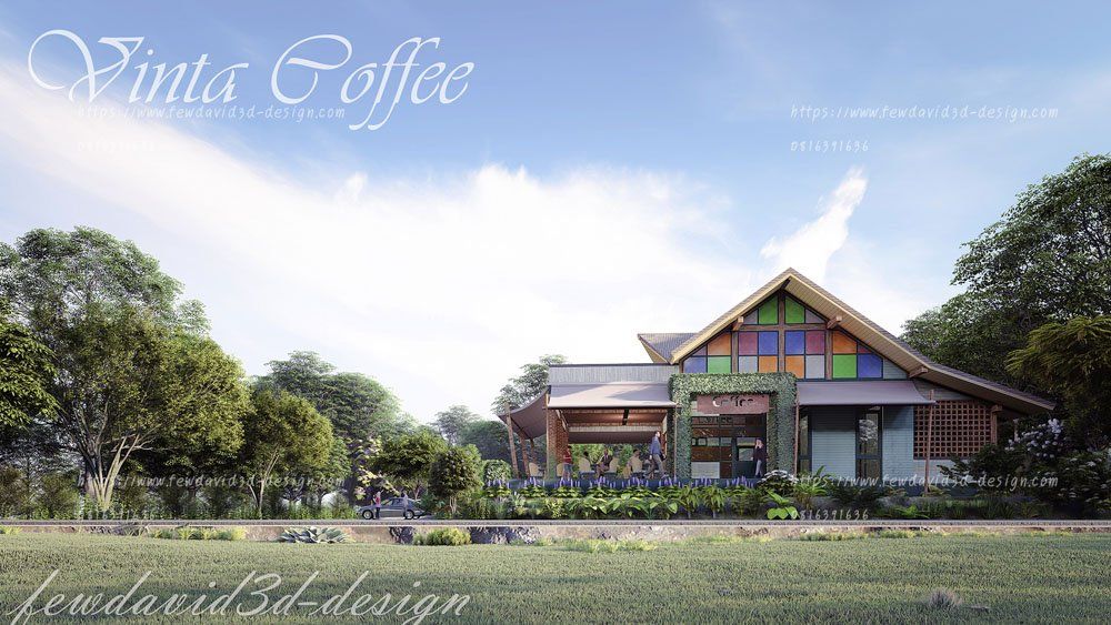 รับออกแบบร้านกาแฟ