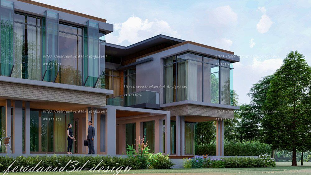 รับออกแบบบ้าน