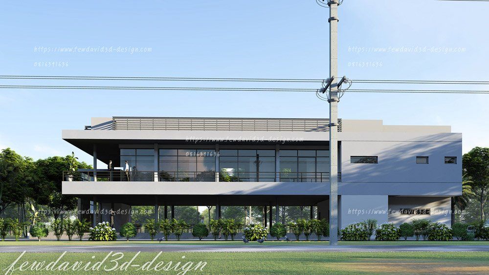 รับออกแบบอาคาร 2 ชั้น