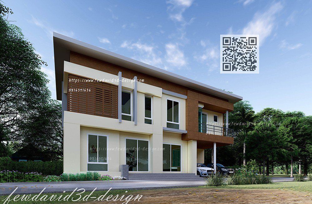 บ้านพักอาศัย2ชั้น จ.บุรีรัมย์,อาจารย์โสภณ ชุมพลศักดิ์ รับออกแบบบ้าน บุรีรัมย์