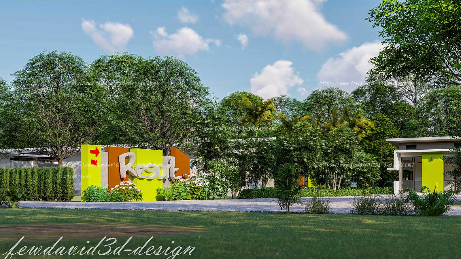 รับออกแบบรีสอร์ท