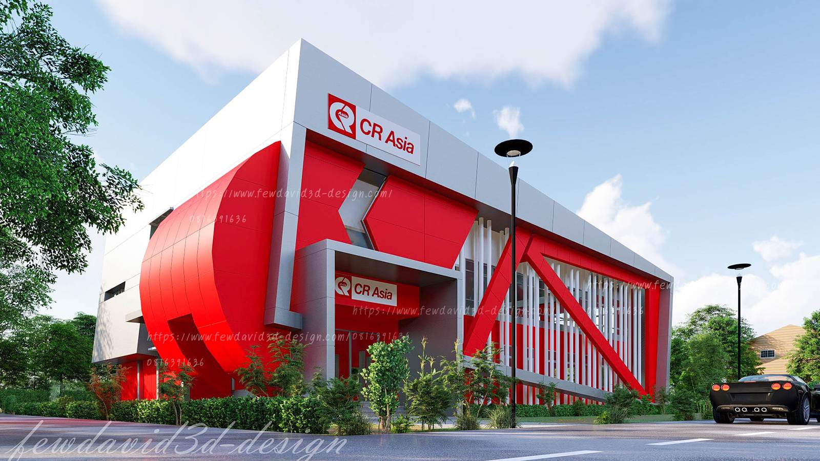 CR ASIA (THAILAND) CO.,LTD. ต.มาบข่า อ.นิคมพัฒนา จ.ระยอง อาคารโครงสร้างเหล็ก