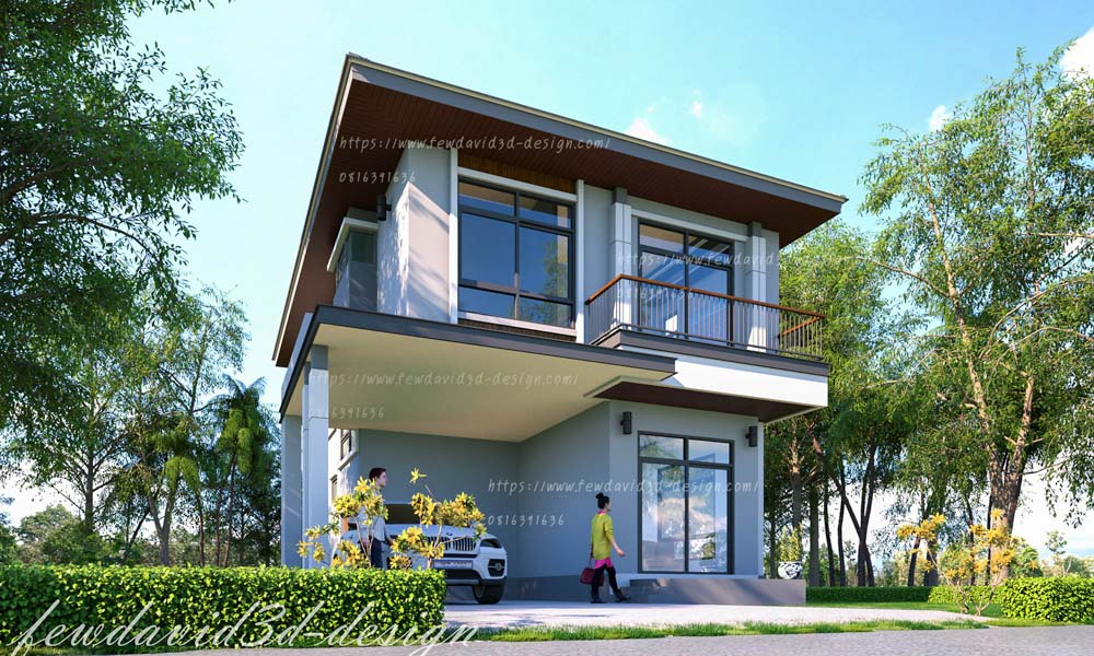 รับออกแบบบ้าน