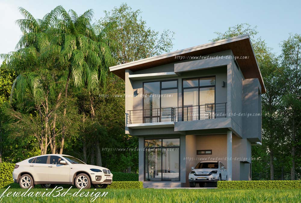 รับออกแบบบ้าน โมเดิร์น