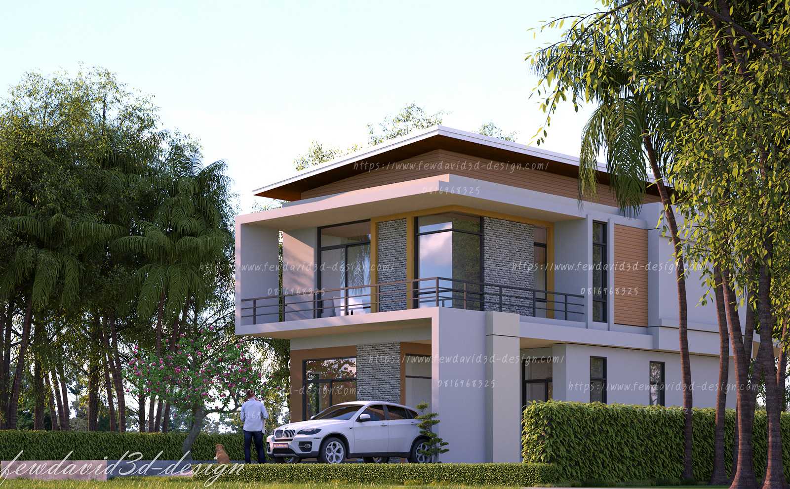 บ้านพักอาศัย2ชั้น อ.ประโคนชัย จ.บุรีรัมย์ อ.เพ็ญพักตร์ จันทร์วิเศษ รับออกแบบบ้าน โมเดิร์น