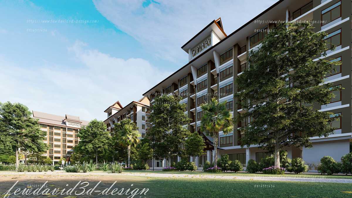 อาคารคอนโด 7ชั้น 77 ห้อง อ.ปลวกแดง จ.ระยอง/คุณพรชัย ชุณติกาญจน์ รับออกแบบคอนโด