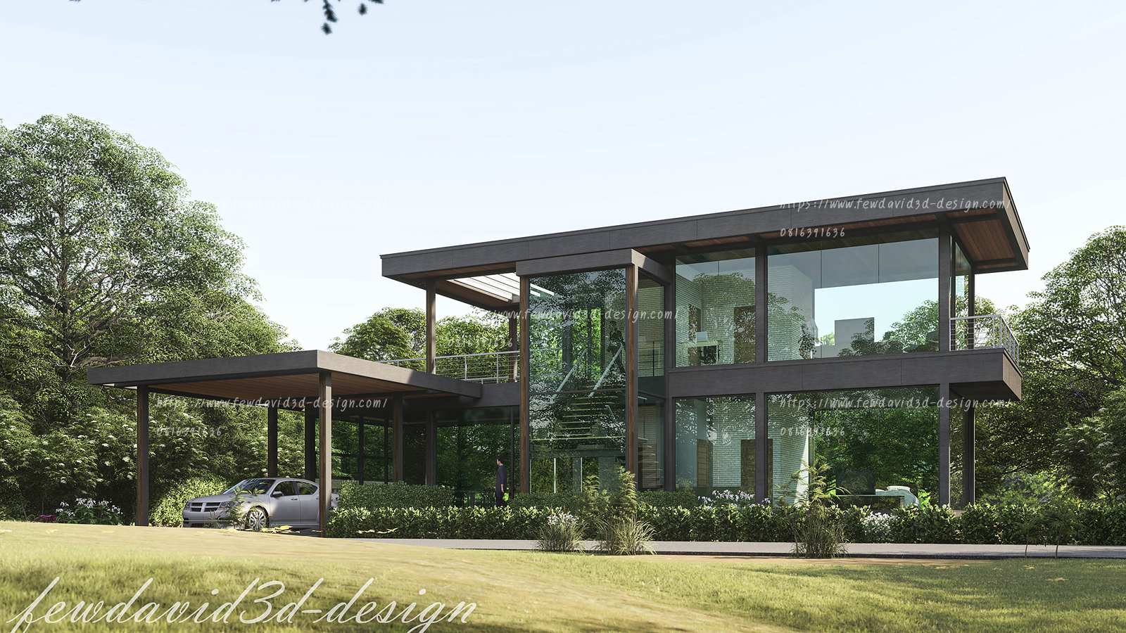 รับออกแบบบ้าน,บ้านโมเดิร์น,2ชั้น,เขาใหญ่,โมเดิร์นลอฟต์