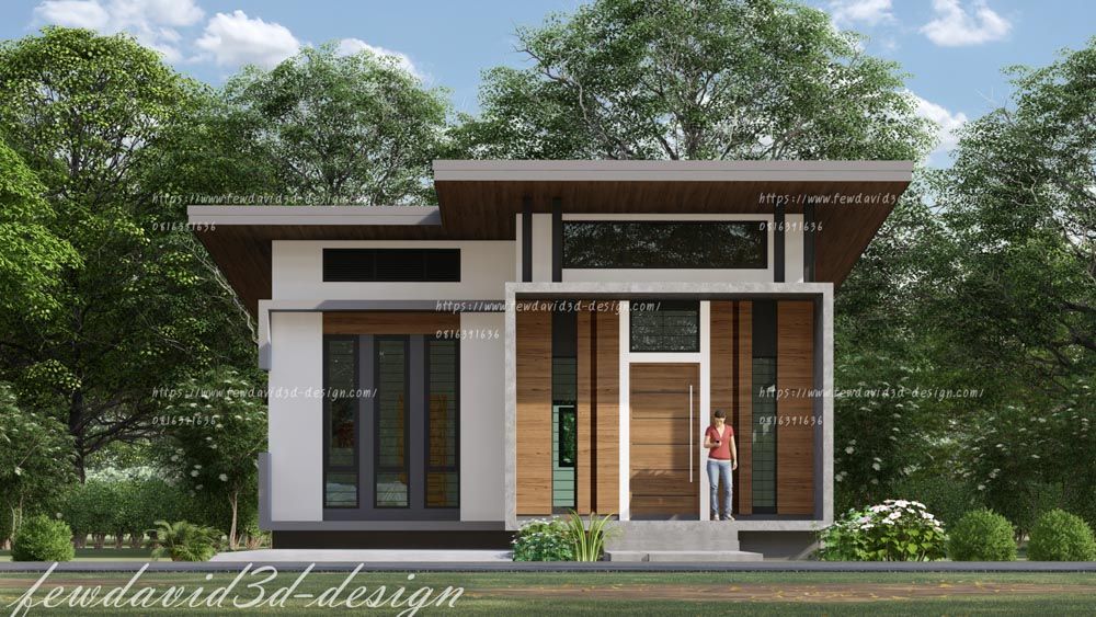 บ้านโมเดิร์น ชั้นเดียว