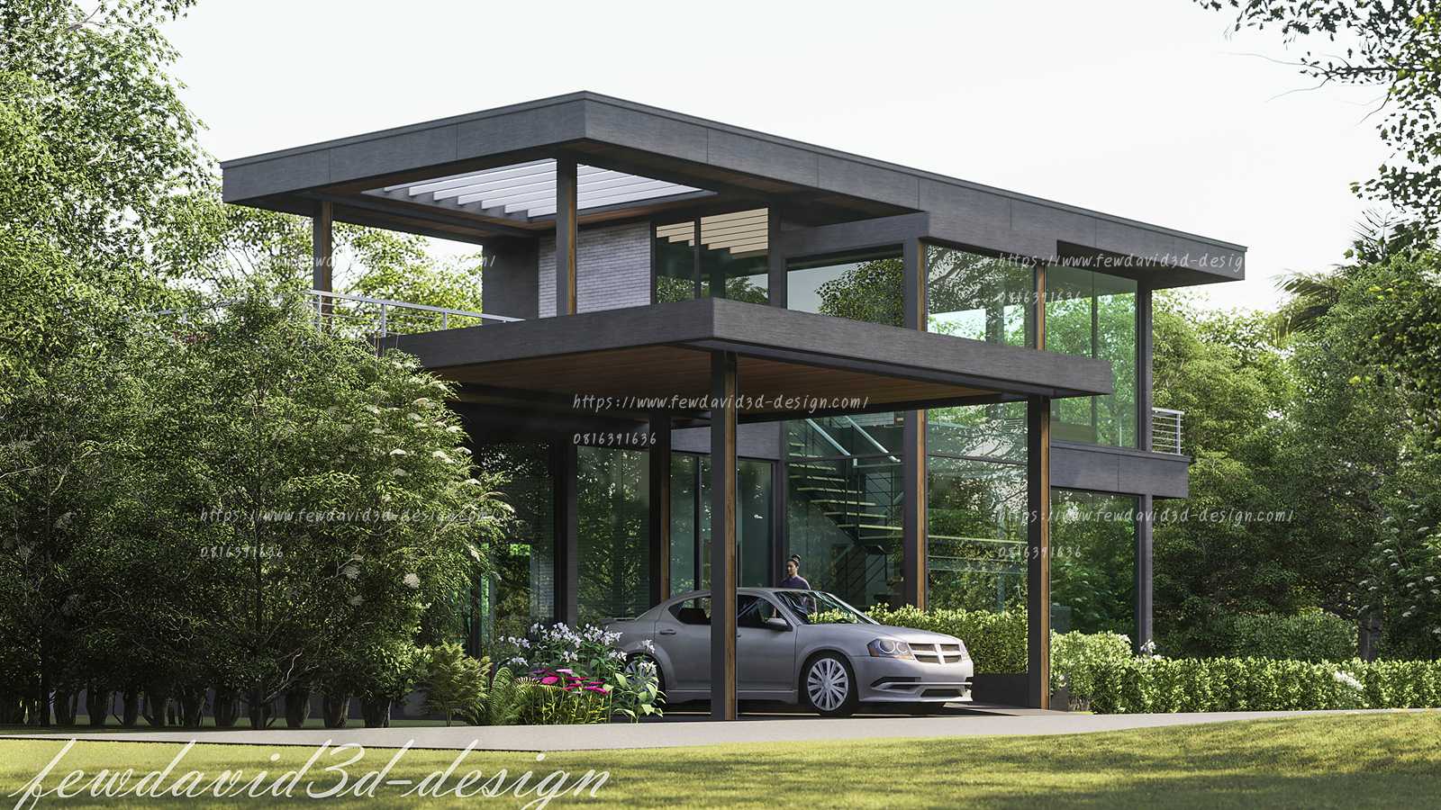 รับออกแบบบ้าน,บ้านโมเดิร์น,2ชั้น,เขาใหญ่,โมเดิร์นลอฟต์