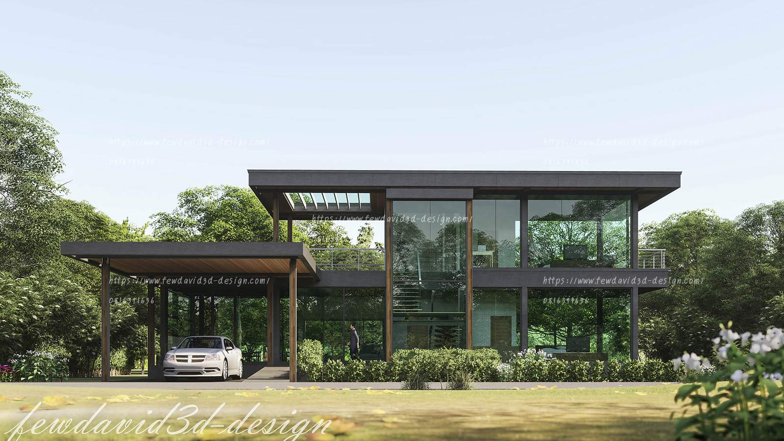 บ้านพักตากอากาศ 2ชั้น เขาใหญ่ นครราชสีมา คุณสุรภีฯ รับออกแบบบ้าน