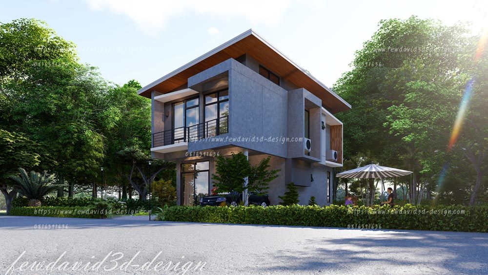 รับออกแบบบ้านโมเดิร์น