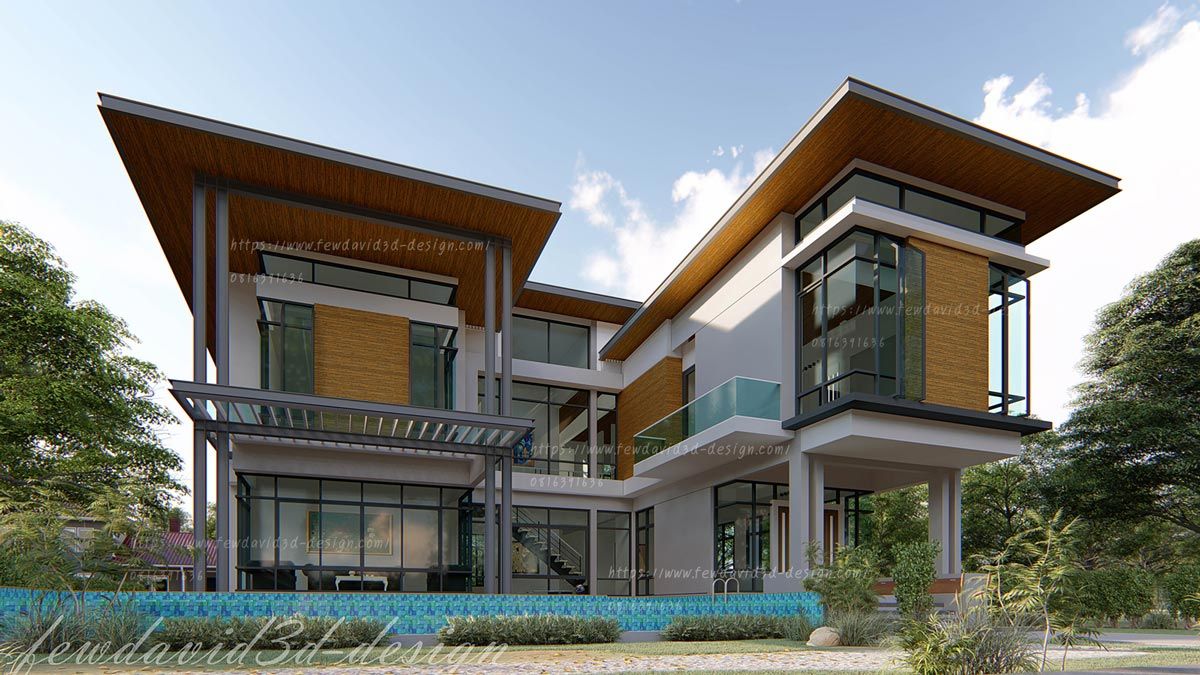 รับ ออกแบบ บ้าน โมเดิร์น