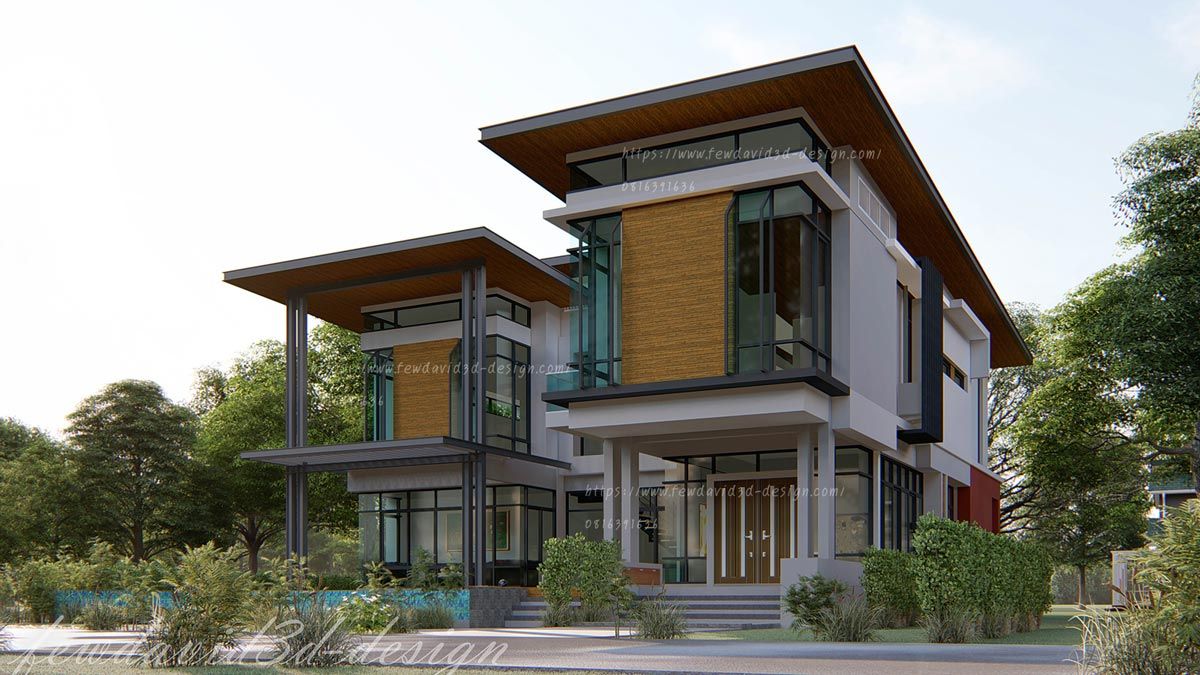 รับ ออกแบบ บ้าน โมเดิร์น