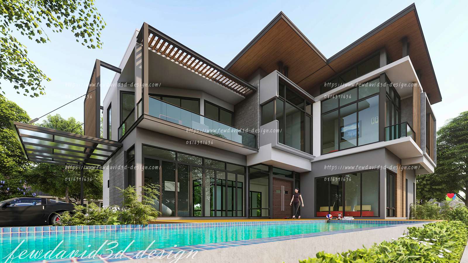 บ้านพักอาศัย2ชั้น