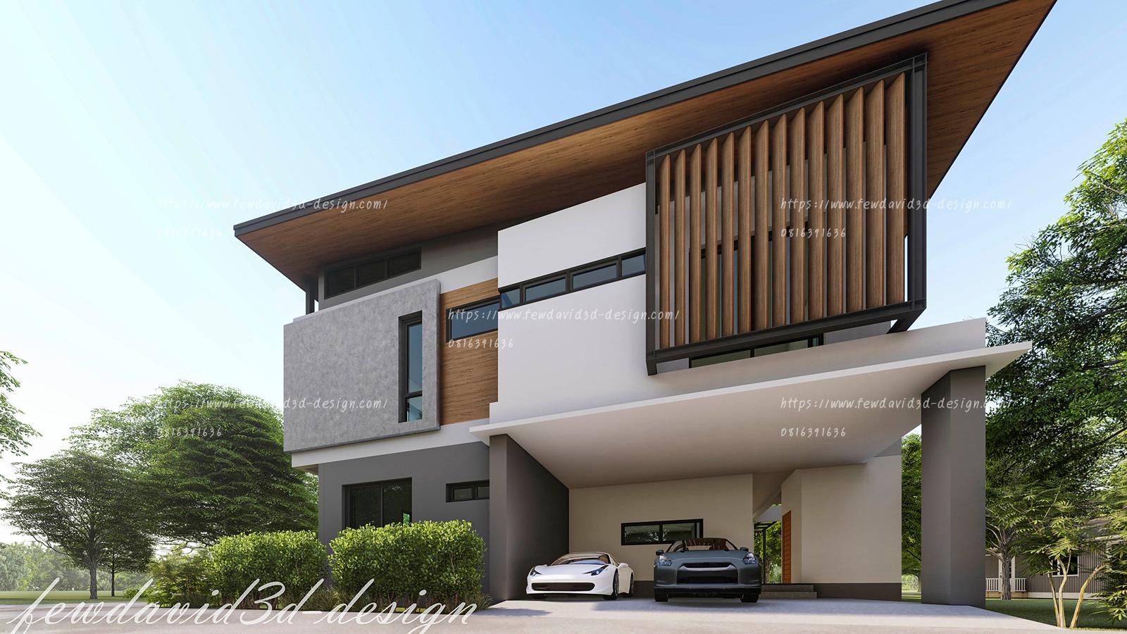 บ้านพักอาศัย2ชั้น