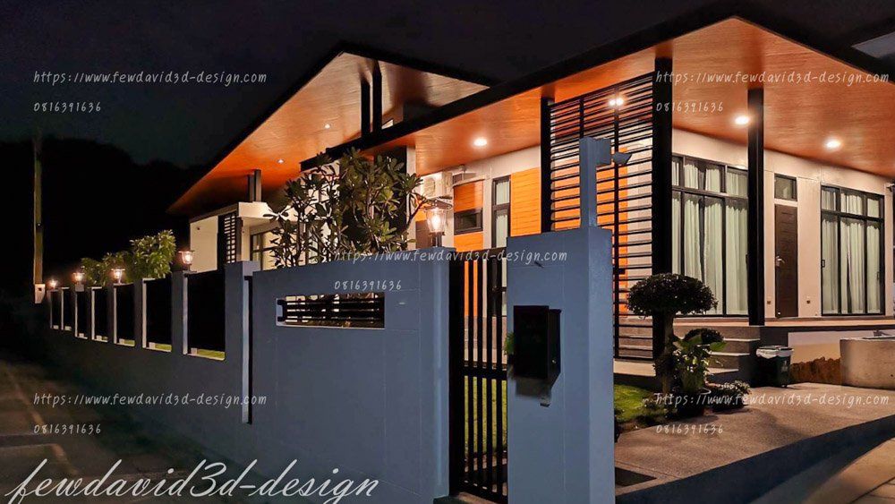 บ้านโมเดิร์นชั้นเดียว