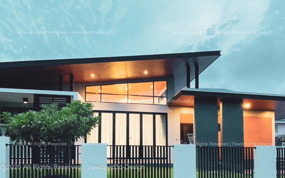 บ้านโมเดิร์นชั้นเดียว