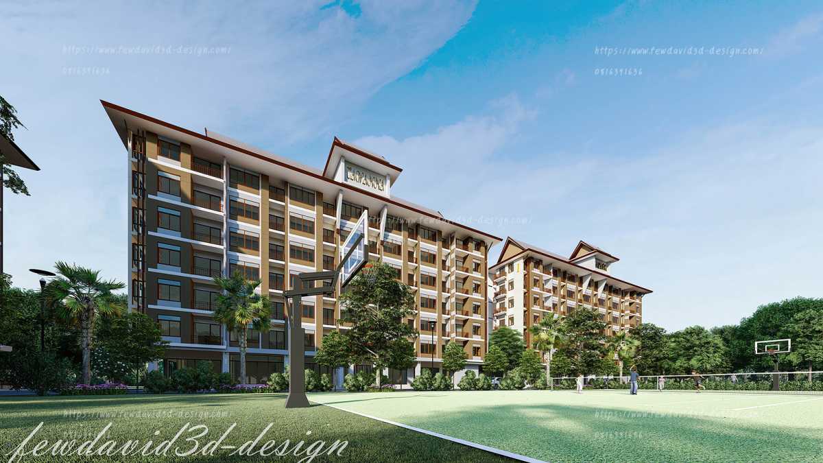 อาคารคอนโด 7ชั้น 77 ห้อง อ.ปลวกแดง จ.ระยอง/คุณพรชัย ชุณติกาญจน์ รับออกแบบคอนโด