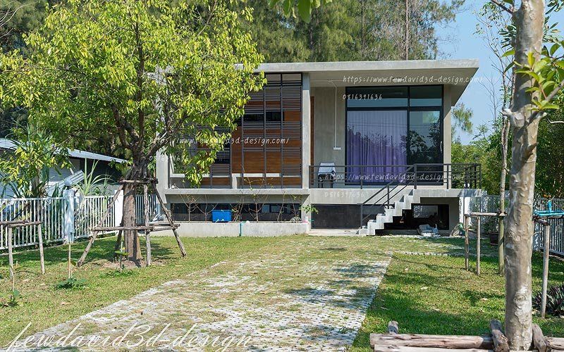 รับออกแบบบ้านโมเดิร์นลอฟต์