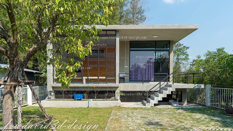 รับออกแบบบ้านโมเดิร์นลอฟต์