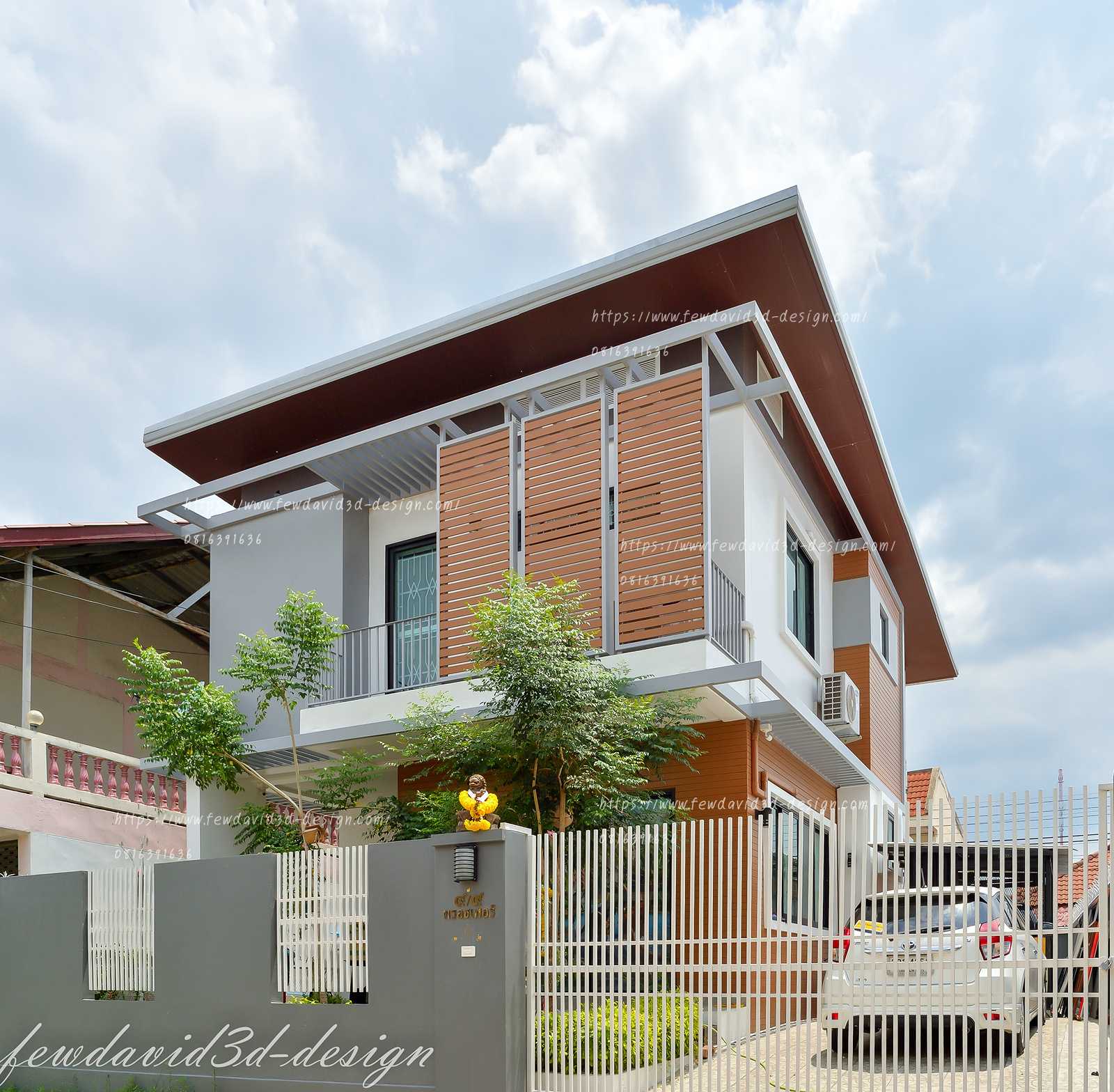 บ้านพักอาศัย2ชั้น อ.แก่งคอย จ.สระบุรี/คุณชัยวัฒน์ อัชรีวงศ์ไพศาล รับ ออกแบบ บ้าน