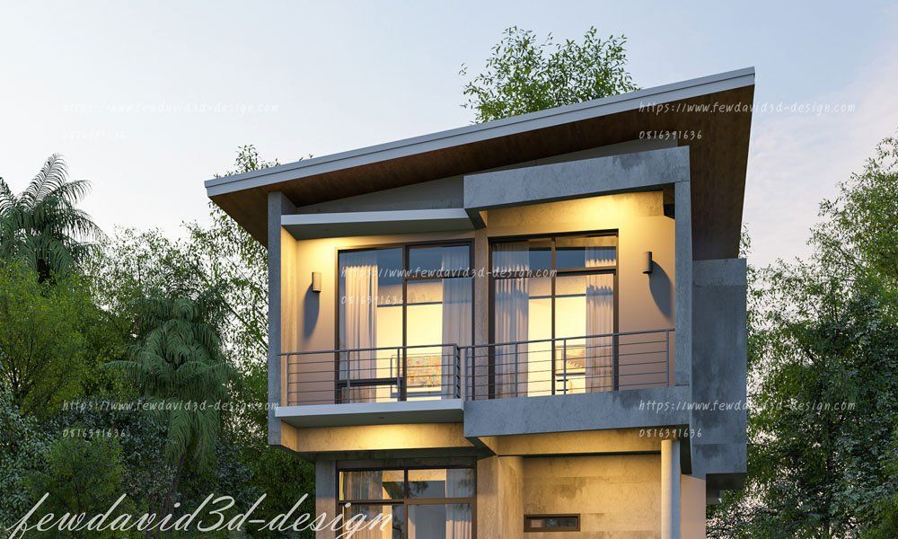 รับออกแบบบ้านโมเดิร์น
