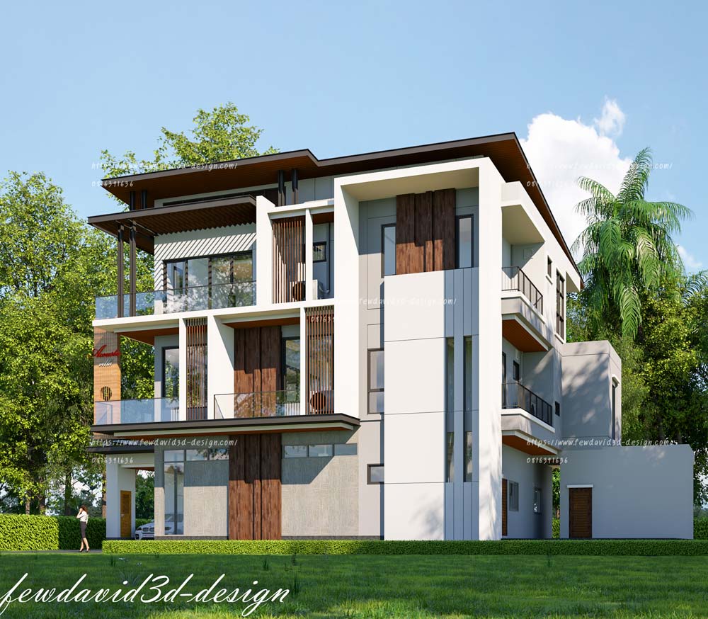  รับออกแบบ บ้าน 3 ชั้น