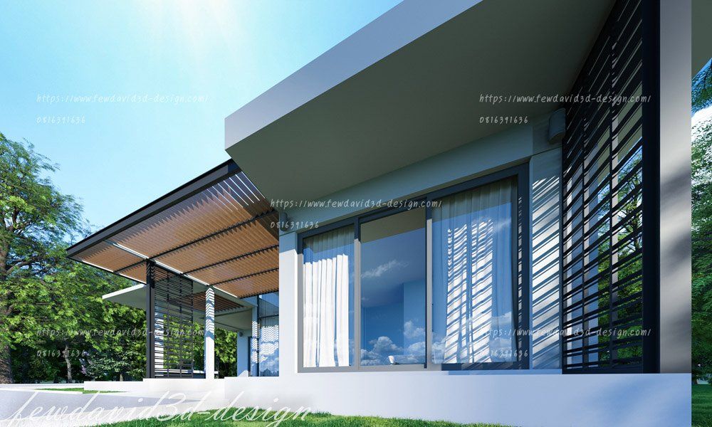 รับออกแบบบ้าน โมเดิร์น ชั้นเดียว