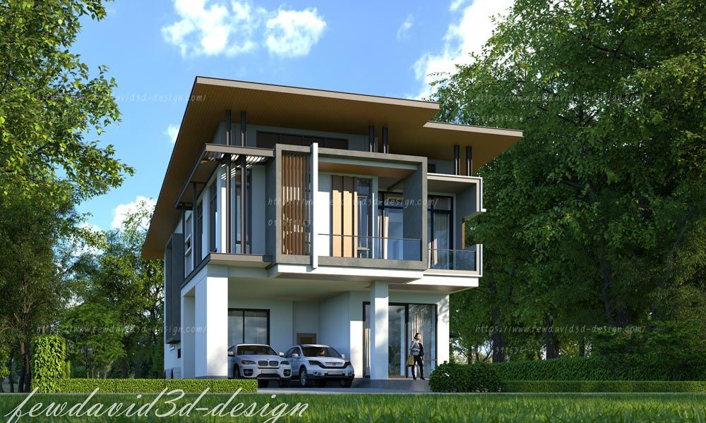 รับออกแบบบ้าน
