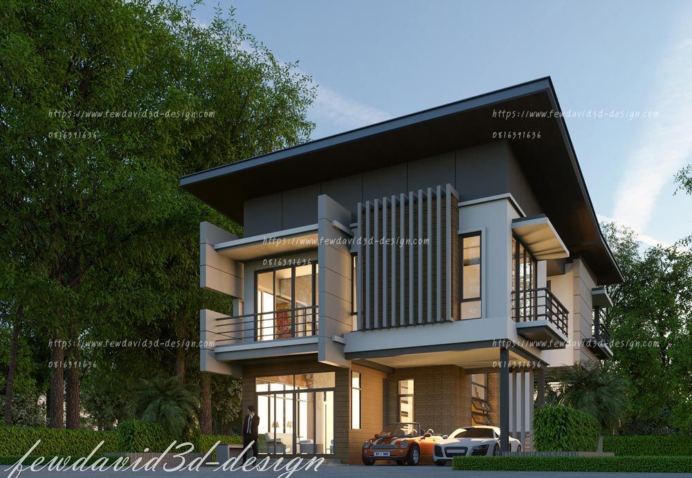 รับออกแบบบ้าน