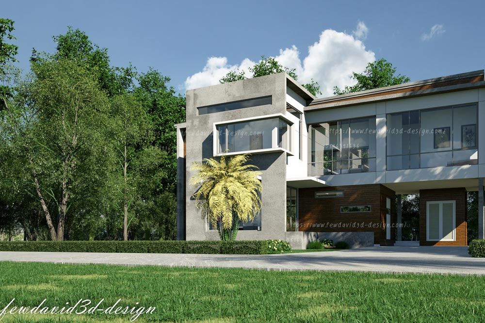 รับออกแบบบ้าน โมเดิร์นลอฟต์ modern loft