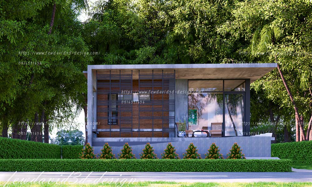 รับออกแบบบ้าน modern loft