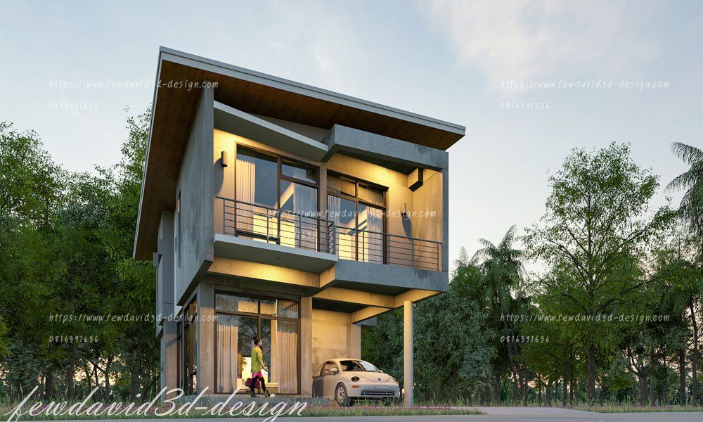รับออกแบบบ้านโมเดิร์น
