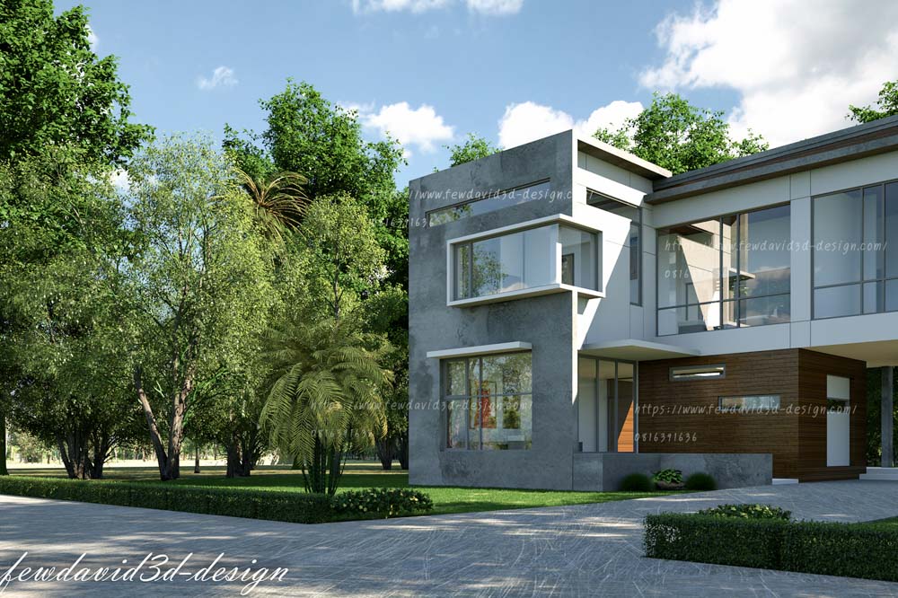 รับออกแบบบ้าน โมเดิร์นลอฟต์ modern loft