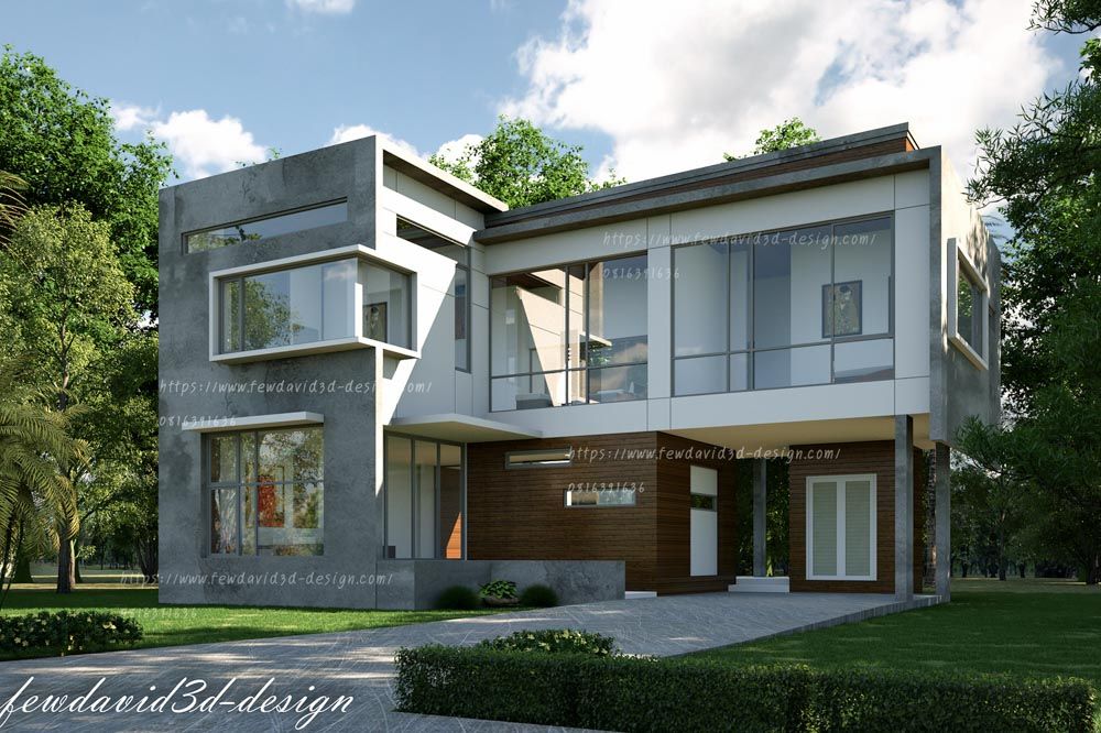 รับออกแบบบ้าน โมเดิร์นลอฟต์ modern loft