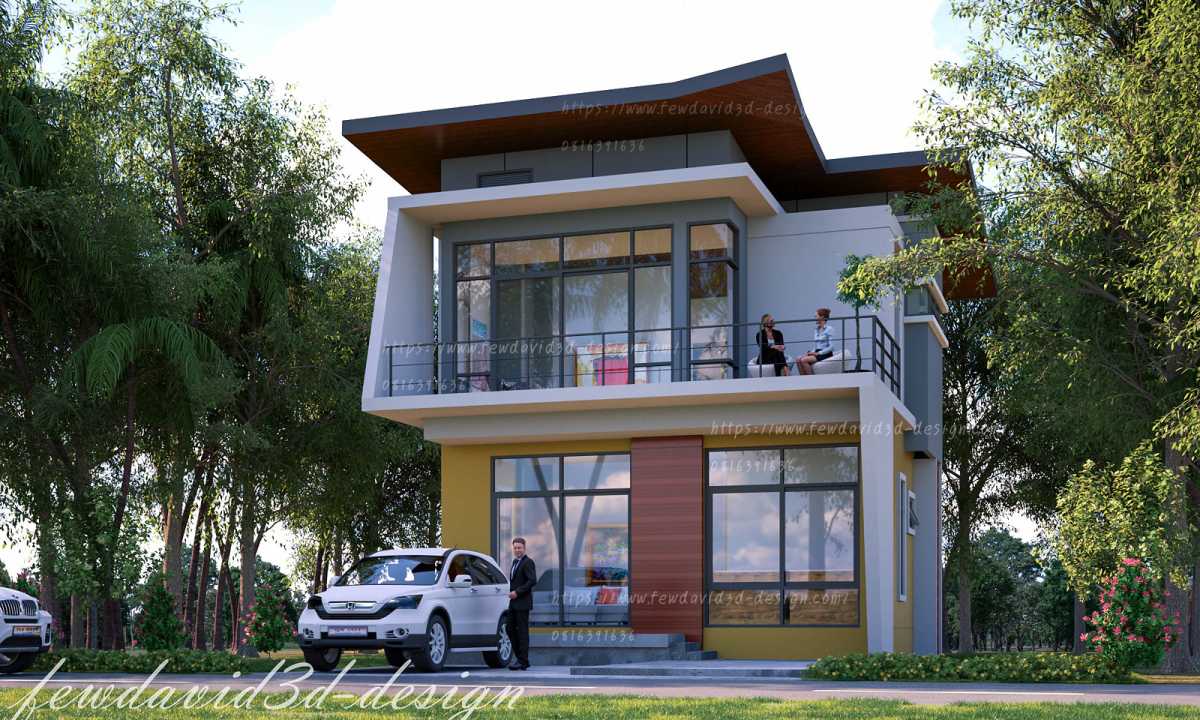 รับออกแบบบ้านโมเดิร์น