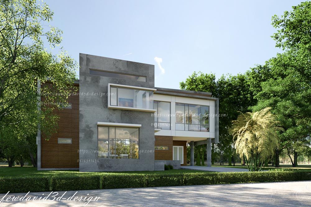 รับออกแบบบ้าน โมเดิร์นลอฟต์ modern loft