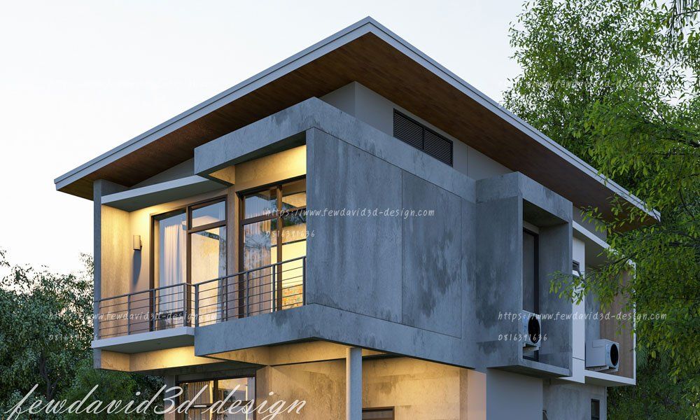รับออกแบบบ้านโมเดิร์น