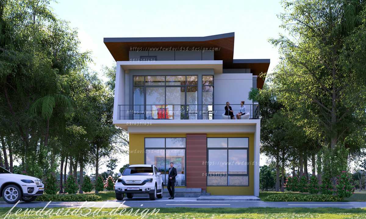 รับออกแบบบ้านโมเดิร์น