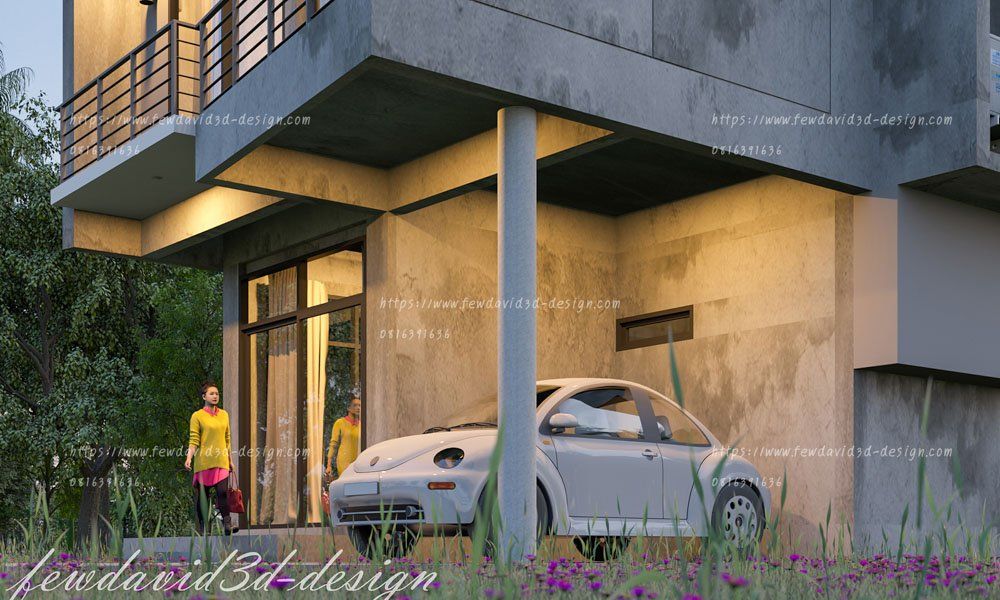รับออกแบบบ้านโมเดิร์น
