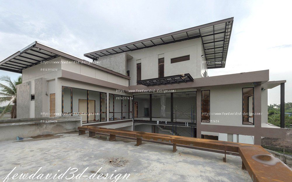 บ้านโมเดิร์น 3 ชั้น