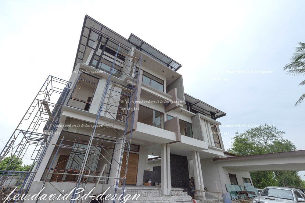 บ้านโมเดิร์น 3 ชั้น