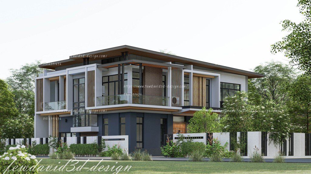 รับออกแบบบ้าน โมเดิร์น