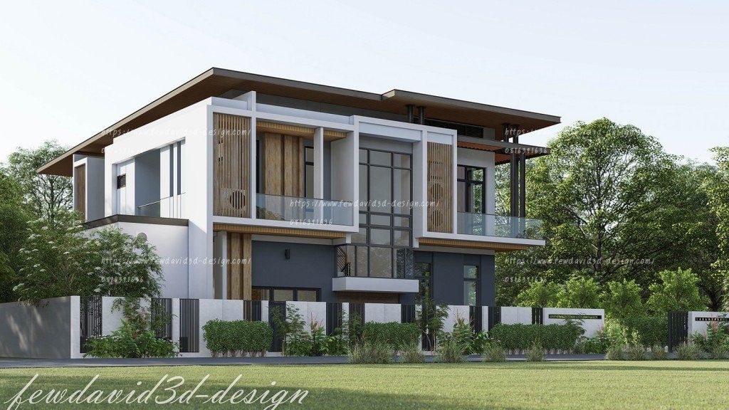 รับออกแบบบ้าน โมเดิร์น
