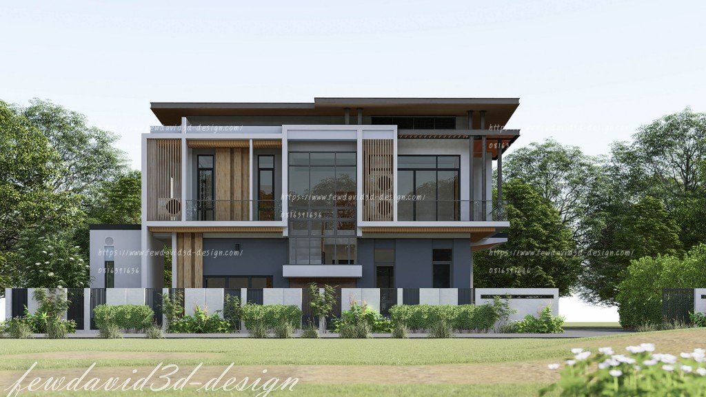 รับออกแบบบ้าน โมเดิร์น