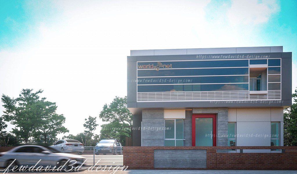 สำนักงานและบ้านพักอาศัย2ชั้น บริษัท เวิลด์ริง อินโฟร์เทคจำกัด