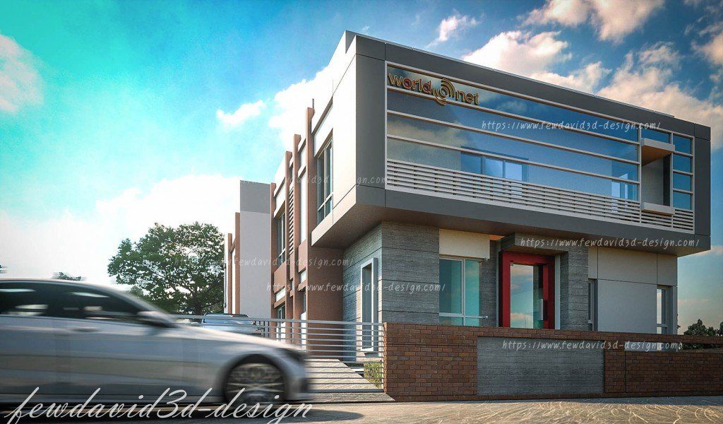 สำนักงานและบ้านพักอาศัย2ชั้น บริษัท เวิลด์ริง อินโฟร์เทคจำกัด