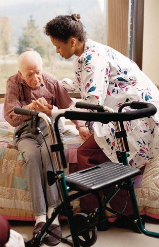 Caretaker Helping Senior — Natchez, MS — Heart2Heart Homecare Services, INC. Caretaker Helping Senior — Natchez, MS — Heart2Heart Homecare Services, INC.