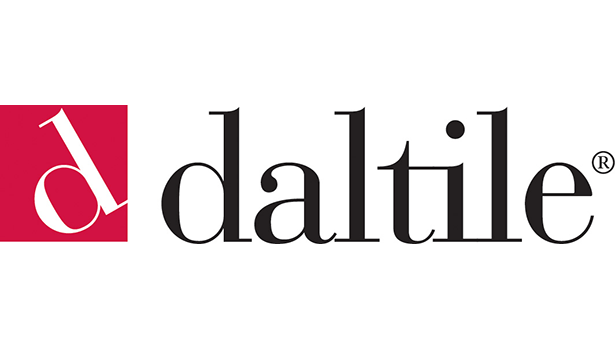 Daltile logo with red square icon and black lowercase wordmark on a white background