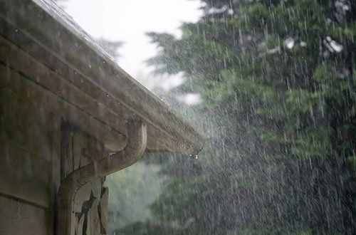 Heavy Rain Pouring Down — Greer, SC — Smith Irrigation & Landscaping